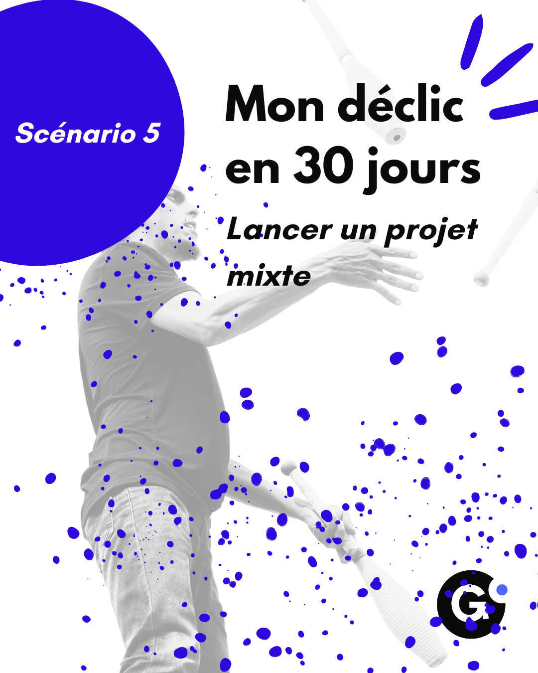 Mon Déclic en 30 jours – Scénario 5 : Lancer un projet mixte